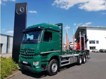 New Forestry trailer, Crane truck Mercedes-Benz Arocs 2651 L 6x4 + Kran: Epsilon M12Z91: picture 1