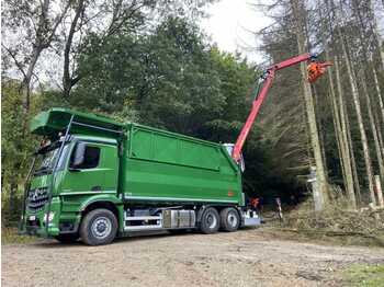 New Forestry trailer, Crane truck Mercedes-Benz Arocs 2751L HAD + Q170L (11,5m!) -EBERT-Fäll-LKW: picture 1