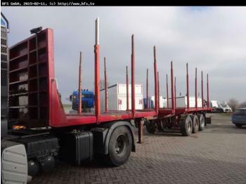 Forestry trailer SAP-39/3-27L-A SAP-39/3-27 HUTTNER Ausziehbar /: picture 1
