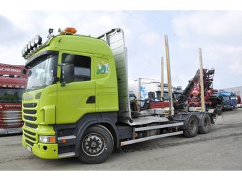Forestry trailer, Crane truck SCANIA R480: picture 1