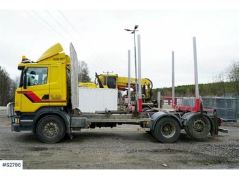 Forestry trailer, Truck SCANIA R620 6x2 Timber Truck: picture 1