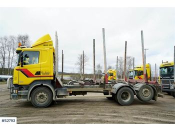 Forestry trailer, Truck SCANIA R620 6x2 Timber Truck: picture 1