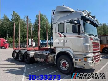 Forestry trailer, Truck SCANIA R620 - 8x4 - Big Axles: picture 1