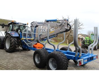 New Forestry trailer Scandic ST 10D-SC83-Sanreco Funk-13,5to.: picture 5