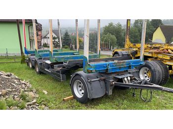 Forestry trailer, Trailer Scania Przyczepa Schwarzmuller do drewna lasu kłody doll huttner Loglift epsilon: picture 1