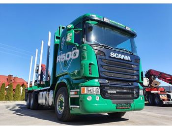 Forestry trailer, Truck Scania R500 6x4 euro 5 do drewna dłużycy lasu stosu 6x4 epsilon loglift doll huttner: picture 1