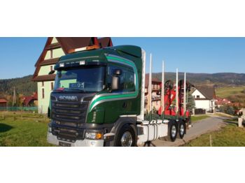 Forestry trailer Scania R730 do drewna do lasu kłody epsilon loglift penz: picture 1
