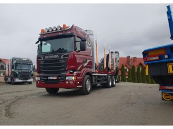Forestry trailer Scania R 560 do drewna do lasu kłody kesla epsilon loglift penz alucar exte: picture 1