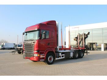 Forestry trailer, Crane truck Scania R 730,RETARDER,6X4,EURO6,HYDRAULIC CRANE EPSILON: picture 1