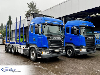 Scania R730 V8 Euro 6, 8x4 Big axles, PTO, Retarder - timber transport