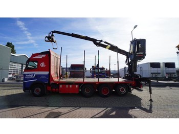 Forestry trailer Volvo FH500 8X4/4 TIMBER TRANSPORT WITH JONSERED 1080 79R CRANE: picture 1