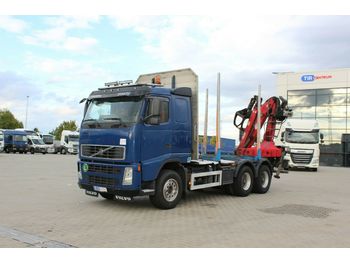 Forestry trailer, Crane truck Volvo FH 480, 6x4, PENZ CRANE (2011) + Reidler: picture 1
