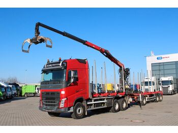 Forestry trailer, Crane truck Volvo FH 500, 6X4,  PALFINGER EPSILON M12Z + UMIKOV: picture 1