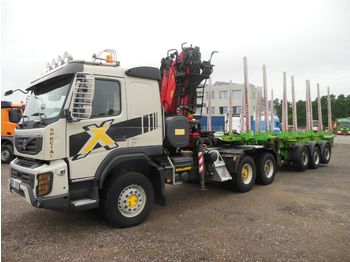 Forestry trailer, Crane truck Volvo FMX 460, 6X6, EEV,+ EPSILON + UMIKOV AUFLIEGER: picture 1