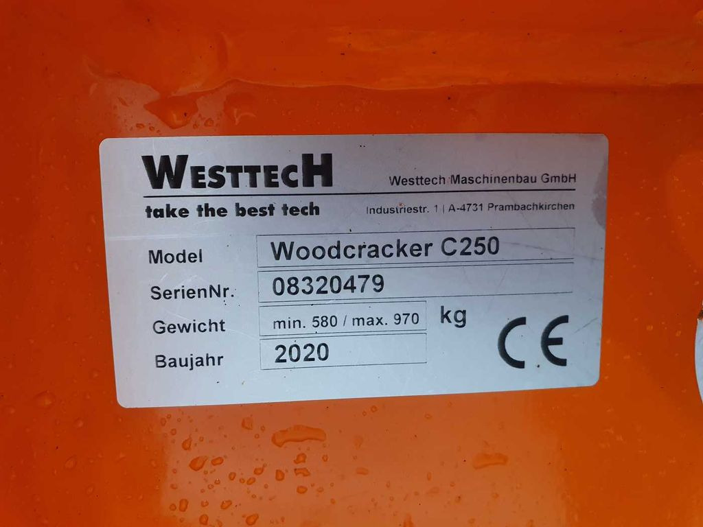 Felling head Westtech Woodcracker C250 Tiltator - Top Zustand: picture 11