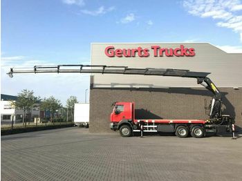 Грузовик-платформа Renault KERAX 450 6X4 kran/kraan/Montagekran