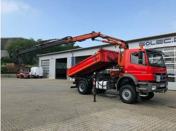Самосвал Mercedes-Benz AXOR 1829 4x4 Kipper Kran Atlas 105.2