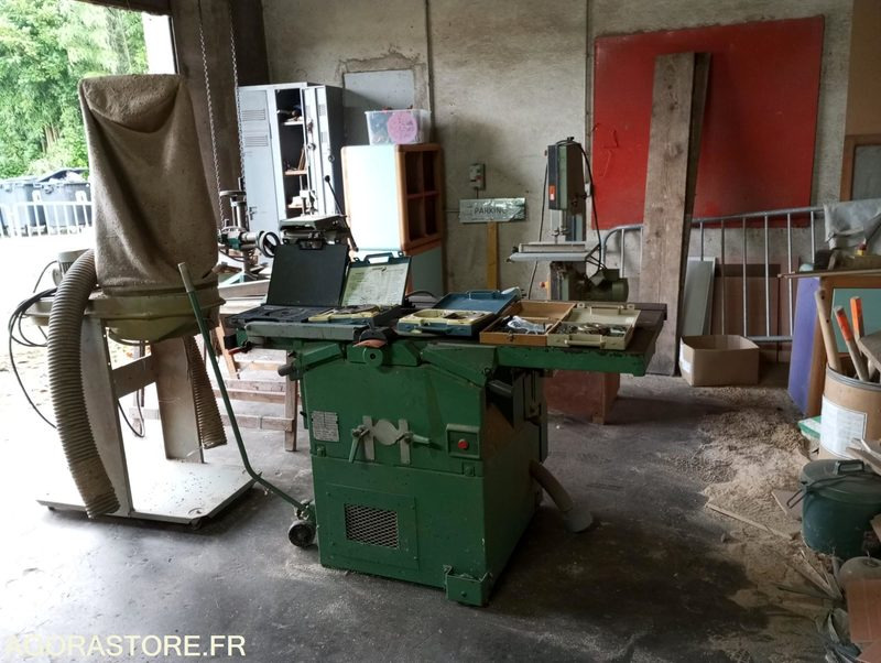Woodworking machinery Lot Combiné LUREM C 266 et Scie à ruban DEWALT avec accessoires