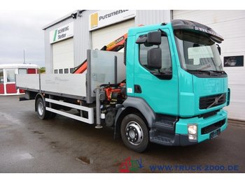 Flakbil Volvo FL7 240 Kran Palfinger PK8500A Original 92364 km