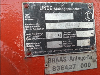 4-wheel front forklift LINDE H60D