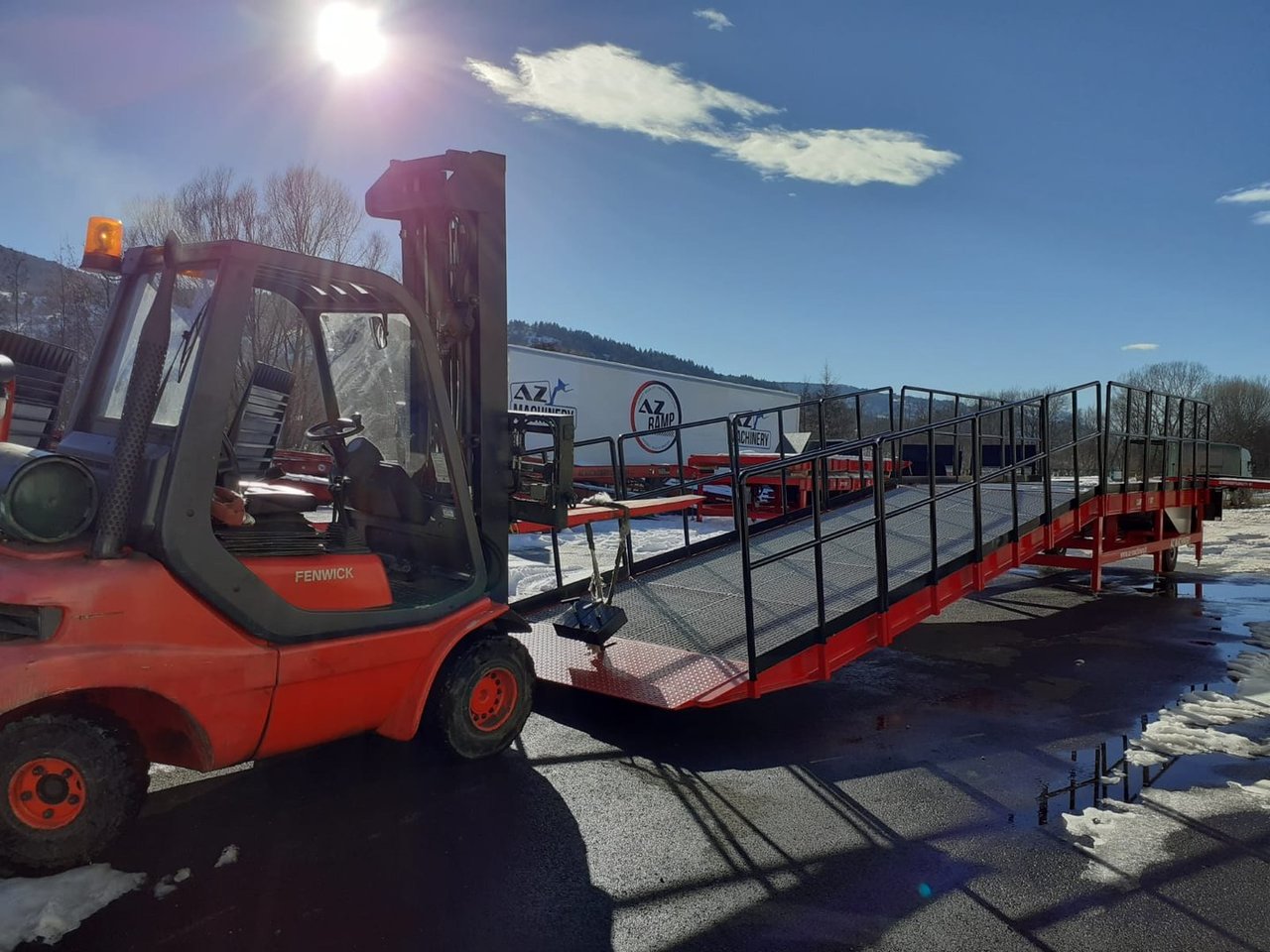 New Loading ramp AZ RAMP FORMATION 2020- Mobile 8T -ZR loading ramp: picture 3