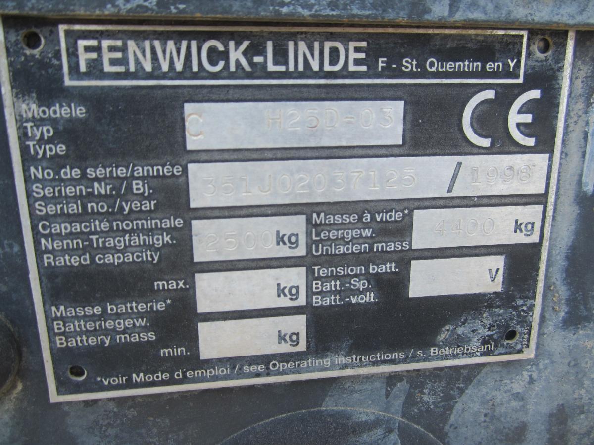 Diesel forklift Fenwick H25D-03