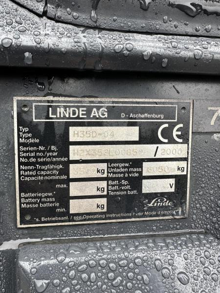 Diesel forklift Linde H35D-04 DIESEL mit Ballenklamern