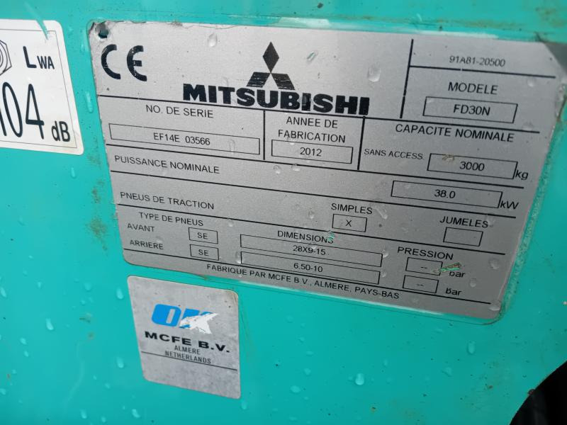 Diesel forklift Mitsubishi FD30N