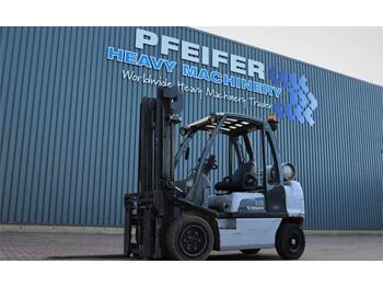 Diesel forklift Nissan UG1D2A32LQ LPG, Fork positioner, Clear view mast,
