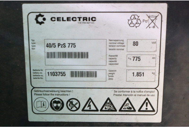 Electric forklift Mitsubishi FB30N