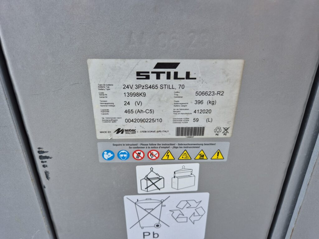 Electric forklift STILL EXD-S20 stacker