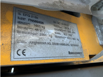 Electric forklift Jungheinrich EFG216k: picture 4