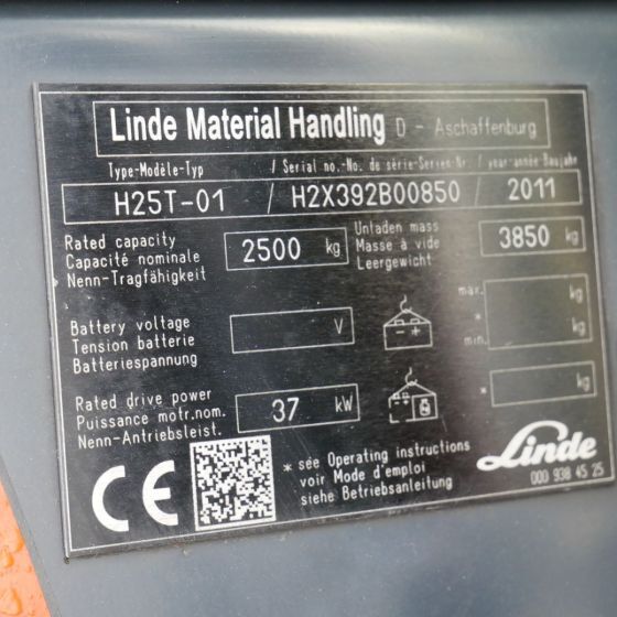 LPG forklift Linde H25T (392): picture 19