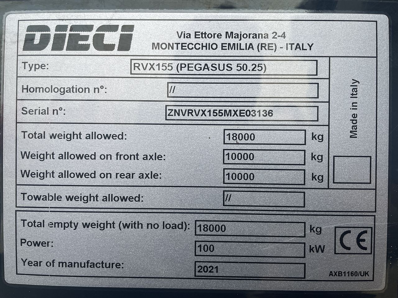 Telescopic handler Dieci Pegasus 50.25