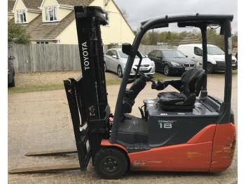 Electric forklift Toyota 8FBET18: picture 1