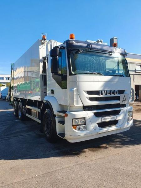 Garbage truck Iveco 260S 42 WAAGE 5 m³ Zöller Medium XXL 24 Umleerer