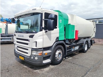 Garbage truck Scania P 230 B Dagcabine 6X2/4 Euro 5 - Vuilniswagen Haller SLF 22M (V372)