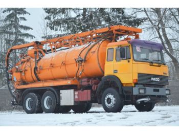 Vacuum truck IVECO 260-34AH 6x4 suck & spout & cleaning system: picture 1