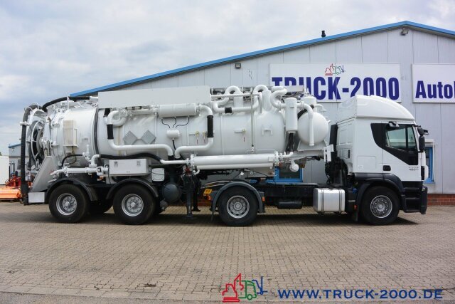 Vacuum truck Iveco Stralis AD 420+ Hellmers Kanal Saug-Druck-Spüler: picture 11