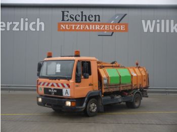 Garbage truck MAN 8.113 LC, Aufbau HSW T 6.0: picture 1