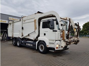 Garbage truck for transportation of garbage MAN TGA 26.320 6x2 BL Frontlader Heil: picture 1