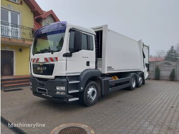 Garbage truck MAN TGS 26.320 ŚMIECIARKA Faun Variopress + Zoeller: picture 1