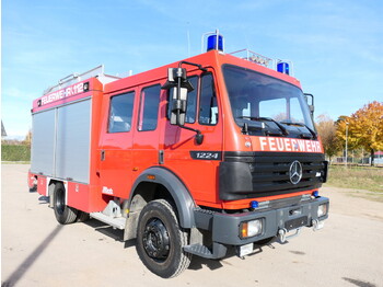 Fire truck MERCEDES-BENZ 1224 AF LF 16/12 4x4 DoKa AHK METZ FEUERWEHR SFZ: picture 1