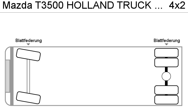 Tow truck Mazda T3500 HOLLAND TRUCK MANUAL FULL STEEL SPRING: picture 11