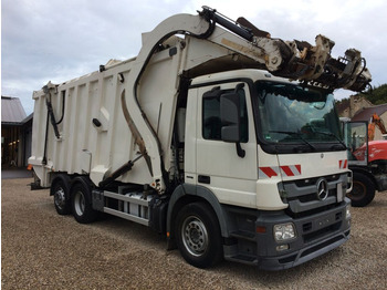 Garbage truck Mercedes-Benz Actros 2532 MP 3 Faun Frontlader 533 Waage: picture 3