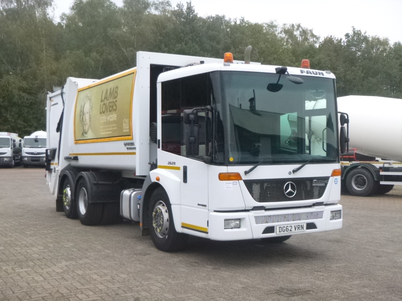 Leasing of Mercedes Econic 2629 6x2 RHD Faun Variopress refuse truck Mercedes Econic 2629 6x2 RHD Faun Variopress refuse truck: picture 2