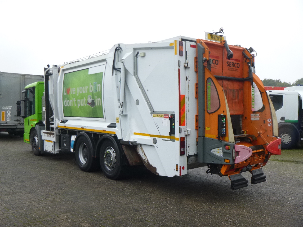 Garbage truck Mercedes Econic 2629 RHD 6x2 Geesink Norba refuse truck: picture 4