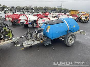  Bowser Supply Single Axle Plastic Water Bowser, Yanmar Pressure Washer - Pressure washer