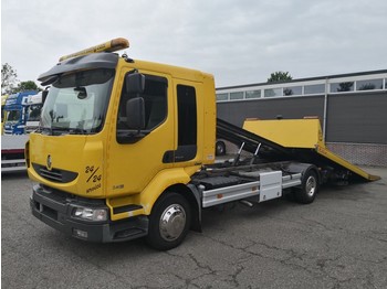 Tow truck Renault Midlum 240 DXI 4x2 Dubbelcabine (6persoons) Euro4 - JIGE Rollmatic 5T Beaver + Standarmatic 3T: picture 1
