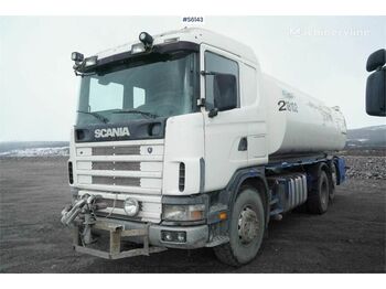 Vacuum truck SCANIA R124 LB WATER TRUCK WITH WATER CANNON: picture 1